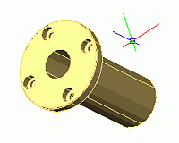 Rotiertes 3D-Teil